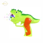 gel blaster electric blast gun outdoor light up dinosaur gun with disco spinner and sound of child toy gun