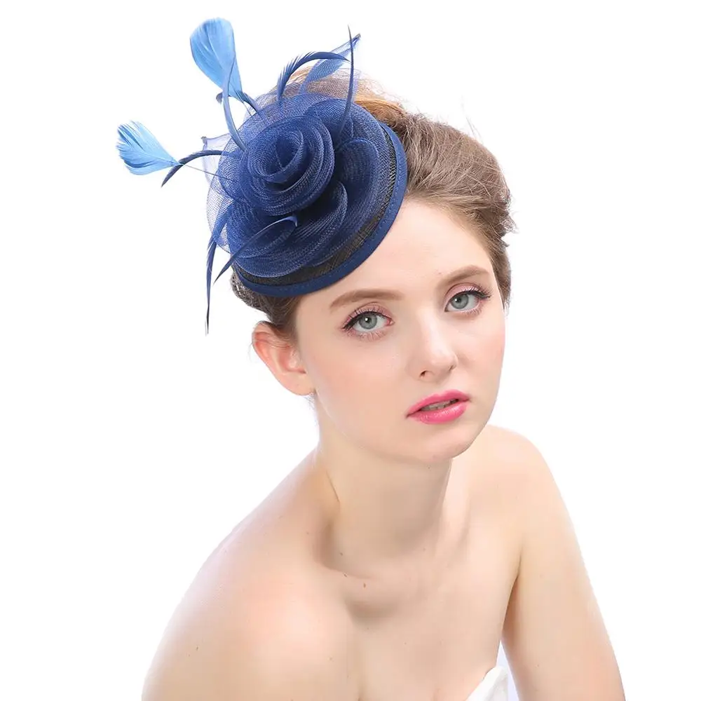 2018 Ladies Church Sinamay Base Hats Hair Fascinators For Party