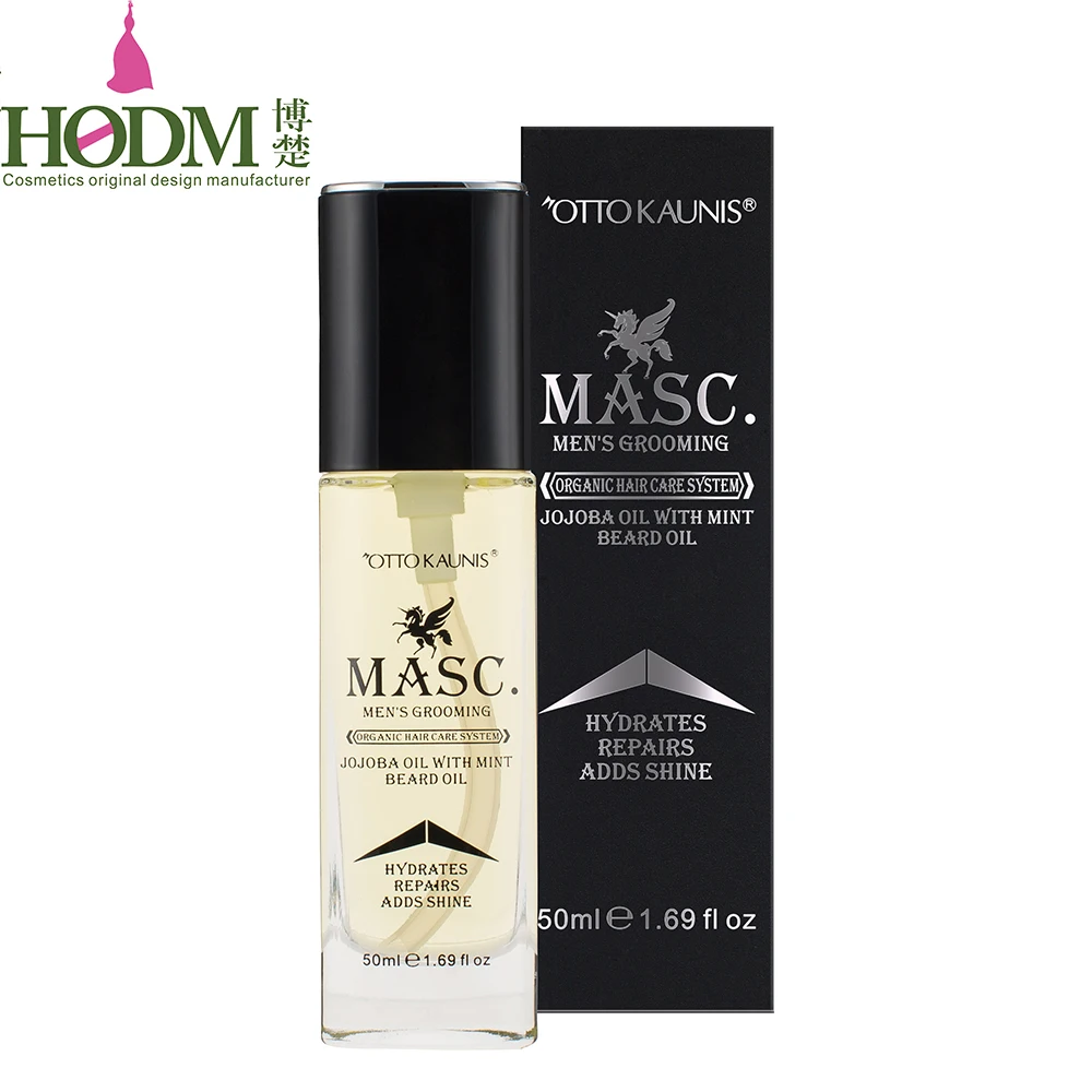 50ml Masc Private Label Men Growth Beard Oil Organic Beard Wax