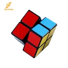 3D kid educational magic puzzle cube 2x2x2 two layers speed magic toy with ABS plastic Material