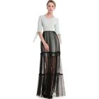 Latest Design Summer Sashes Half Sleeve Black Lace Swing Women Casual Mini Dress