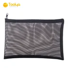 Simple Mesh Travel Make Up Bag Wash Pouch Cases Clutch net bag