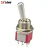 6A 125V Double Pole Double Throw Toggle Switch ON OFF ON 3 Way