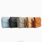 Wholesale lady purse small coin purse PU clutch wallet for women