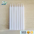 White Candle No Handmade and Paraffin Wax Material Cheap Plain Candles for Home Light