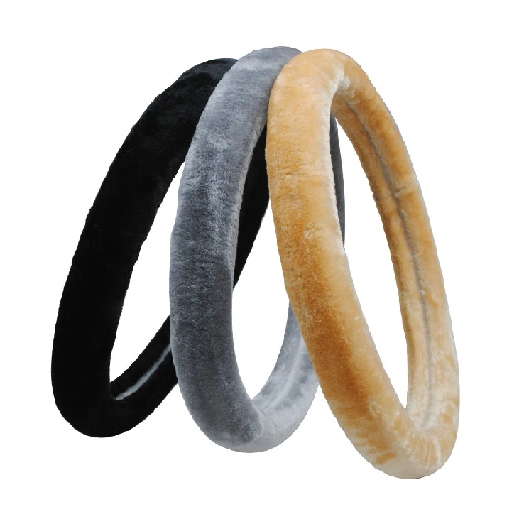 Plush car steering wheel cover winter car steering wheel cover car cover steering wheel cover