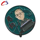 Custom Button Cheap Button Badges 2018 OEM Promotional Cheap Custom Logo Pin Metal Button Badge