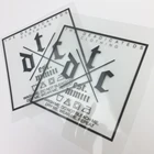 Design custom fashion popular clothing garment heat transfer label
