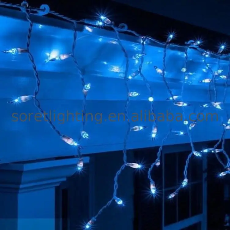 Customized Outdoor LED Icicle String Lights Garden Bar Decorative Lights