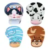Cartoon Practical Lovely Animal Skid Resistance Memory Foam Comfort Wrist Rest Support Mouse Pad Mice Mat Dairy Cow Cattle Monke