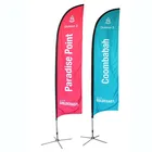 Advertising flying feather beach garden flag