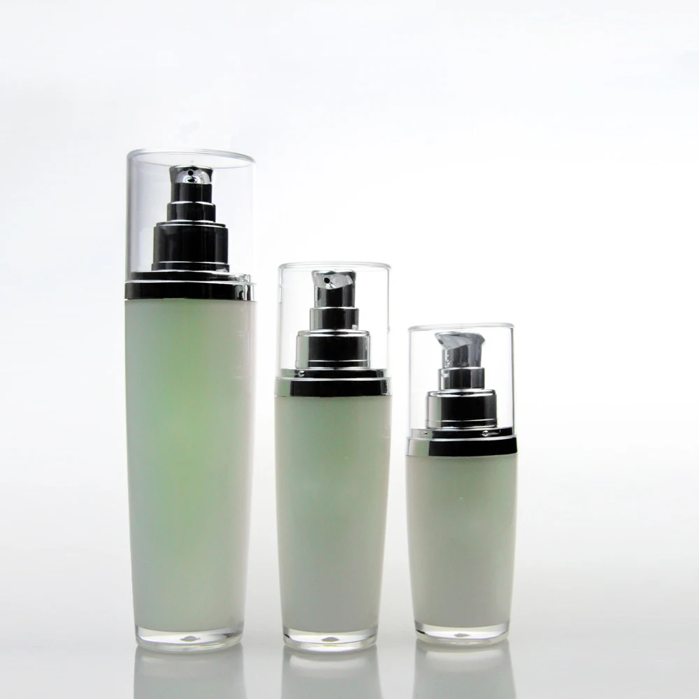 Straight Round Dual Chamber Cosmetic Bottle,Lotion Bottle
