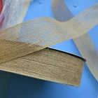 50mm Nature gift packing burlap ribbon/wholesale nature ribbon linen for gift packaging