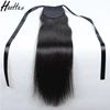 Most popular virgin Brazilian hair piece wholesale100% human hair extension ponytail