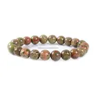 Bracelet Unakite Unakiteunakite Yoga Jewelry Natural Stone Bracelet Unakite Stone Beaded Bracelet