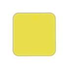 Yellow Tempered Safety Glass Body Weight Bathroom Scale