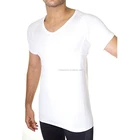 China manufacture v-neck Summer wear viscose underwear T-shirt clothing