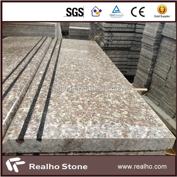 G664 Granite Steps Round Edge With Anti Slip