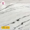 Premium Chinese custom cut panda white / black flooring marble tile with white veins for table top and floor tiles