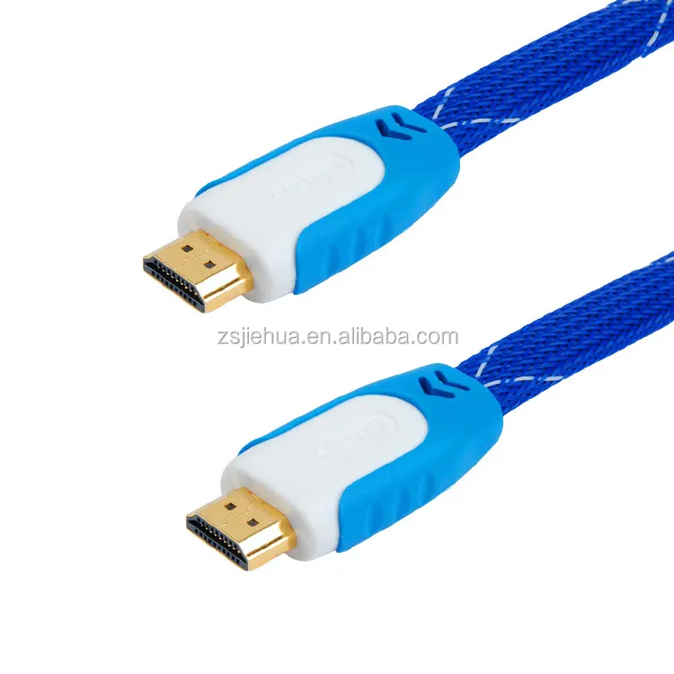High Speed double moulding gold plated 1080P flat HDMI To HDMI Cable - ANKUX.COM