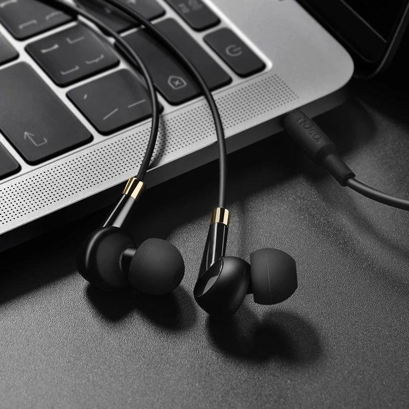 HOCO M58 1.2M 3.5mm Universal Mobile Wired Ear phone - ANKUX.COM
