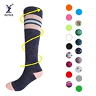 Nylon knit graduated compression varicose veins stockings