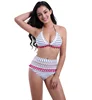 2019 Hot Sale Female Favorite Classic Pattern Promotion China Sxe Swimwear Strappy Halters Hot Girl Sxe Photo Bikini Swimsuit