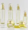 30ml 40ml 50ml 100ml 120ml 130ml new design glass cosmetic pump packaging airless lotion bottle