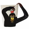 350ML fancy monkey shape low moq 3d ceramic mug