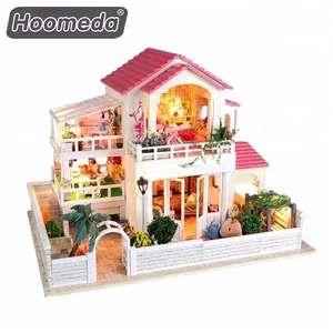 diy wooden gift toys dollhouse 1 24 scale miniature model houses