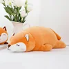 New creative kneeling fox plush toy children's gift car cushion customization