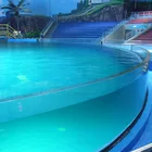Plastic UV resistance Plexi glass panels for Swimming pool product