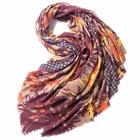 Advanced machine produce ladies winter shawl with beautiful printing