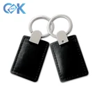Cheap Price Custom Shape Handmade Leather Keychains for Decoration