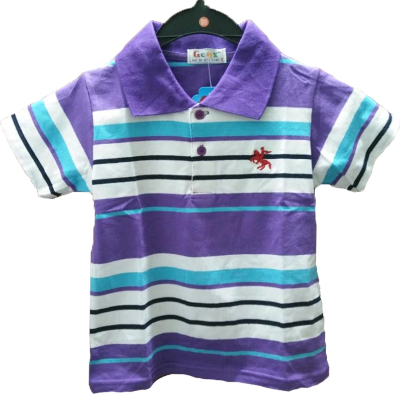 2015 spring summer 100% cotton children short sleeve polo shirt kids clothing baby boys striped polo shirt fashion clothing