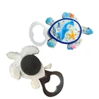 Free design high quality promotional turtle shape souvenir beer customized bottle opener magnet