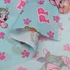Fashional cartoon 210T polyester taffeta fabric with dog and cat printing for garment