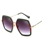 High Quality Square Sunglasses Women Design Big Frame Shades Sun Glasses Vintage Sunglasses Female Lentes de sol Gafas