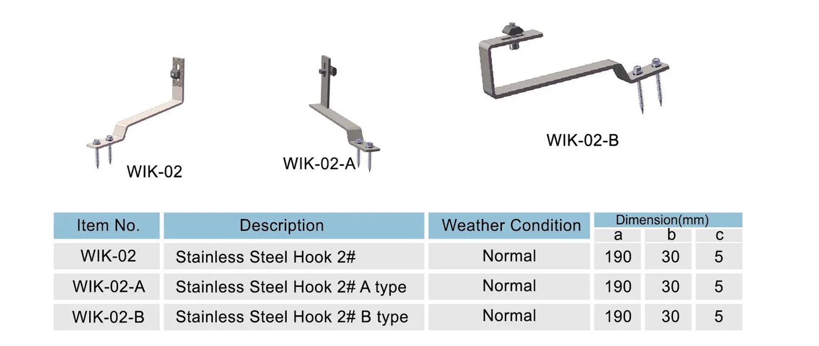 Flat Tile Roof Hook Flat Tile Roof Hook
