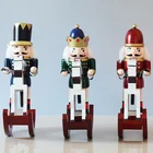 High quality Christmas Item Handmade Wooden Christmas Craft nutcracker christmas large nutcracker soldier