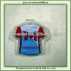 advertising and decoration blank acrylic T-shirt key chains