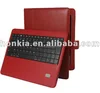 Detachable Wireless Bluetooth keyboard with Leaterh Case For Ipad3 and Ipad4