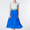 New designer woman color combination for blue dress