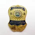 Lapel badges labels wholesale free sample design custom logo metal high quality hard enamel pin for souvenir