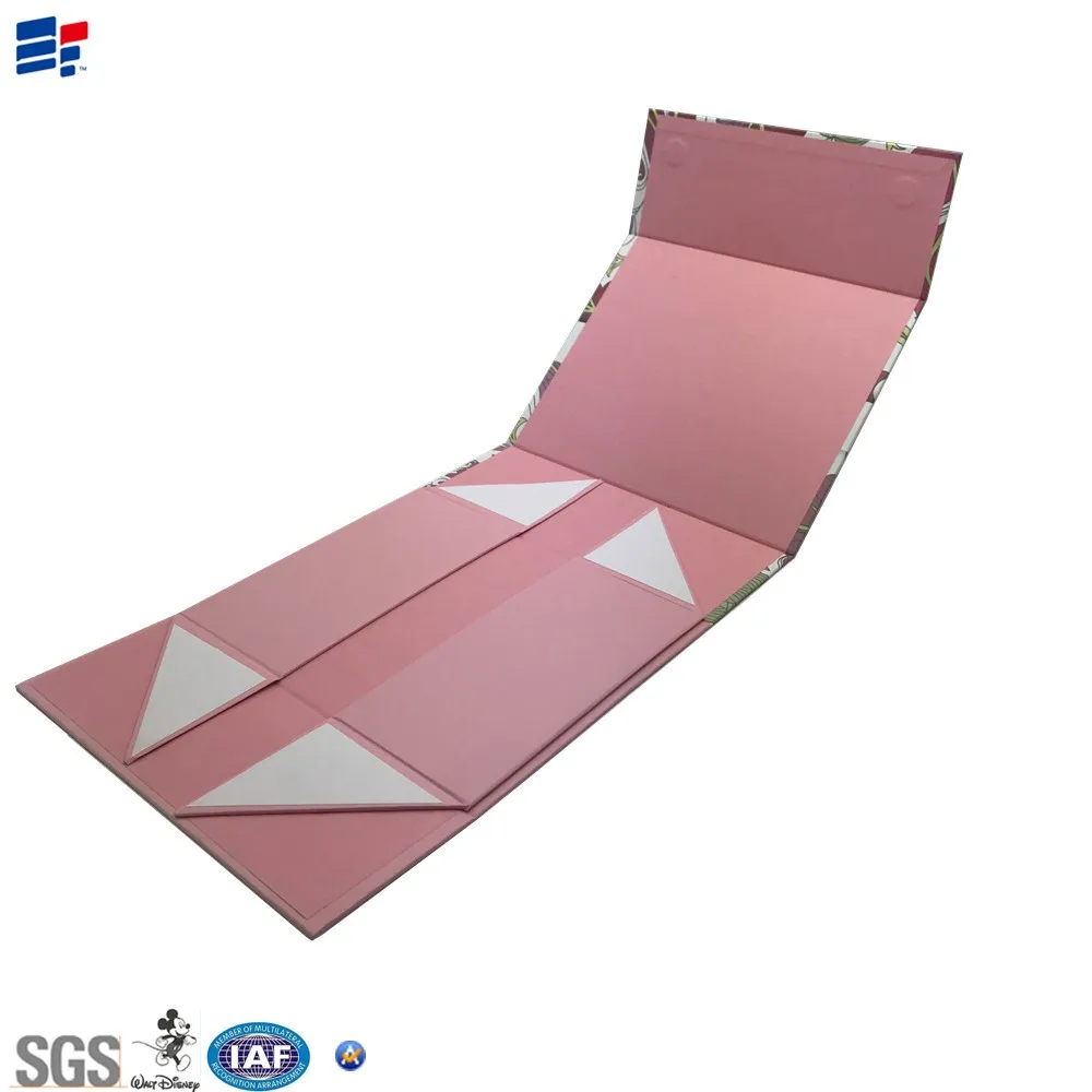 handmade collapsible cardboard suitcase gift carton packaging
