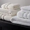 Standard size dobby style bath towels wholesale