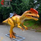 coin operated mechanical dinosaur ride animatronic T-rex rides motions lifelike dinosaur rides
