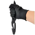 Safety Cut Resistant Stainless Steel Wire Police Work Meat gloves.