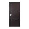 Simple design black wood door germany wood door apartment entry door