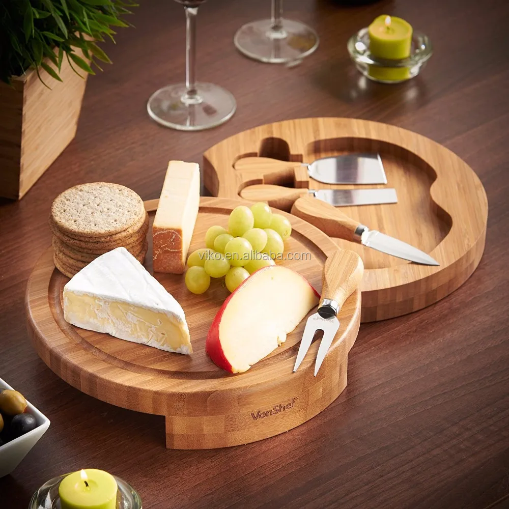 Сырная тарелка деревянная
